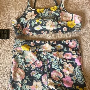 Art Class Floral Kids Swim Bikini - Yellow, Pink, Green